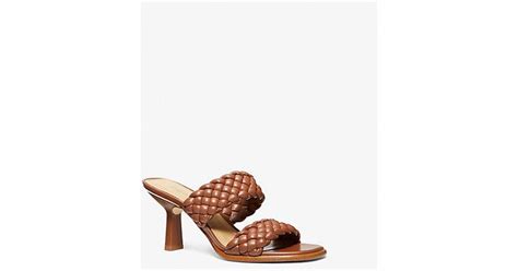 nadia slide michael kors|Nadia Braided Mule .